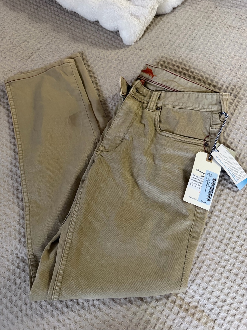 Tommy Bahama Men's Khaki jeans- Classic Straight Fit NWT